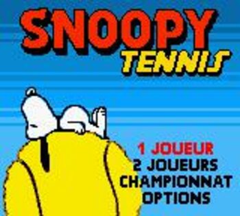 Snoopy Tennis Game Boy Color