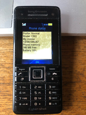 Redeem Sony Ericsson C902 Swift Black
