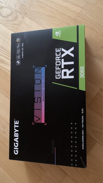 Gigabyte GIGABYTE GeForce RTX 3060 VISION OC 12G Graphics Card, 3 x WINDFORCE Fans, 12GB 192-bit GDDR6, GV-N3060VISION OC-12GD Video Card 12 GB 1320-1837 Mhz PCIe x16 GPU