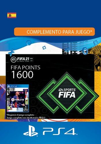 FIFA 21 - Clave 1600 FUT Points PS4 PSN ESPAÑA